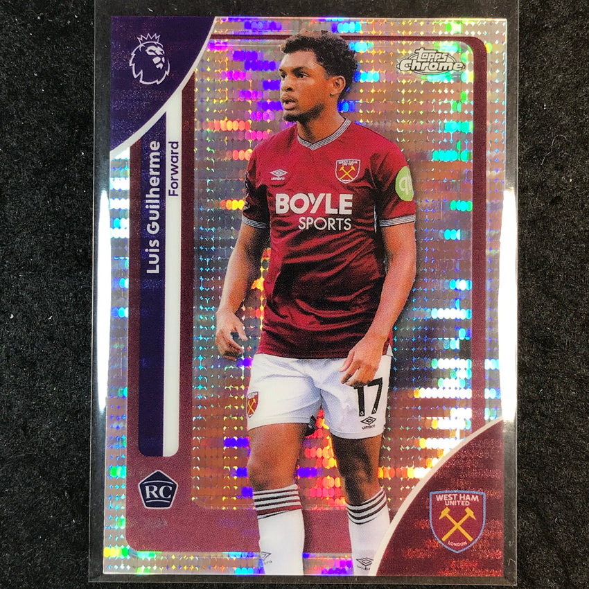 2026 Topps Chrome Premier League EPL LUIS GUILHERME Rookie Base Pulsar #185