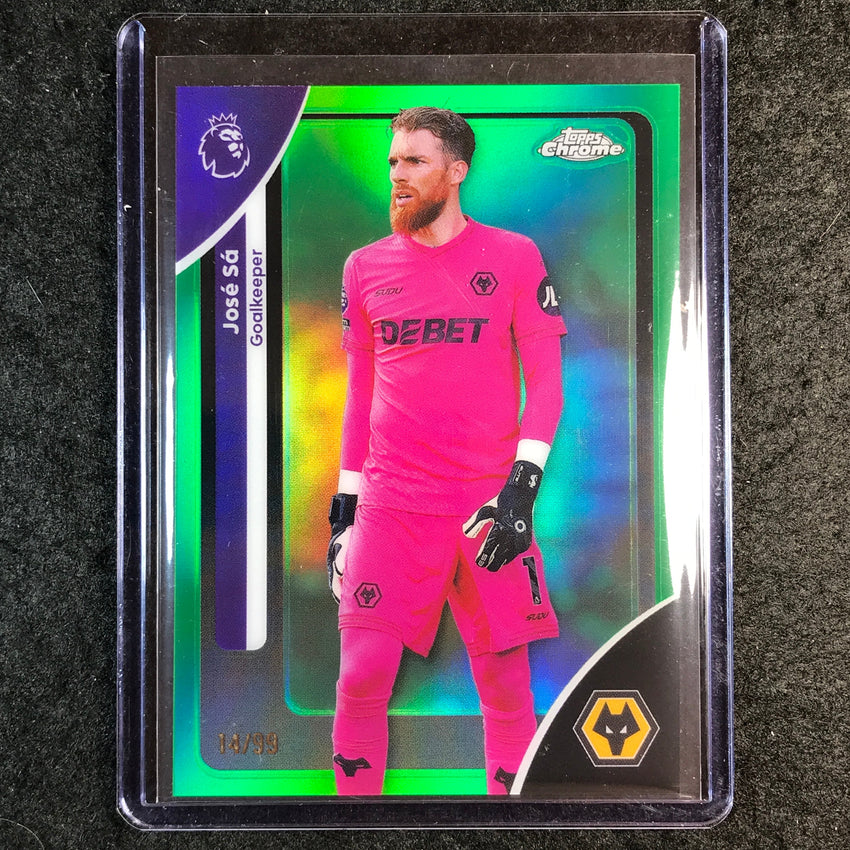 2026 Topps Chrome Premier League EPL JOSE SA Green 14/99 #199