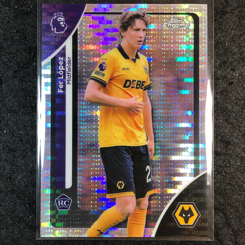 2026 Topps Chrome Premier League EPL FER LOPEZ Rookie Base Pulsar #197