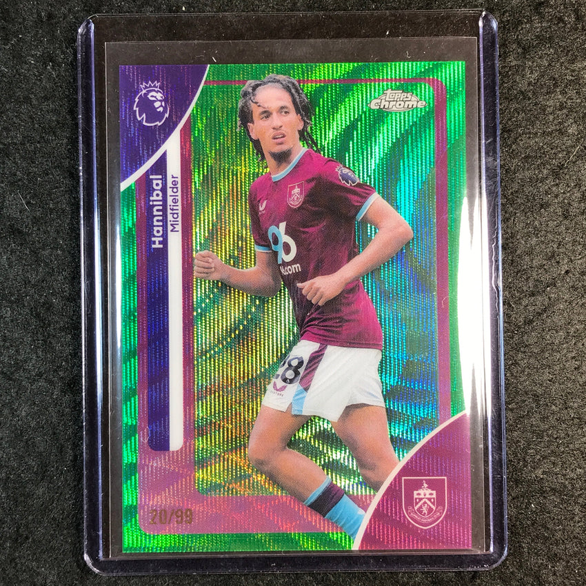 2026 Topps Chrome Premier League EPL HANNIBAL Green Wave 20/99 #57