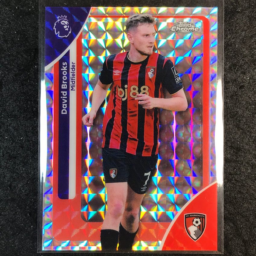 2026 Topps Chrome Premier League EPL DAVID BROOKS Base Geometric #4