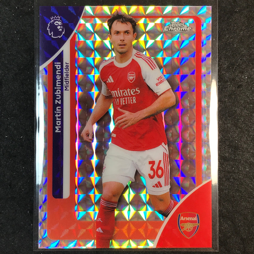 2026 Topps Chrome Premier League EPL MARTIN ZUBIMENDI Base Geometric #18