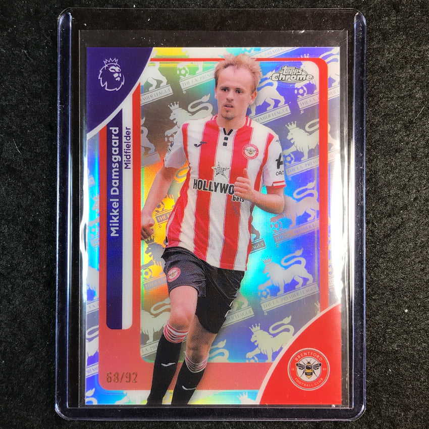 2026 Topps Chrome Premier League EPL MIKKEL DAMSGAARD Retrofractor 68/92 #33