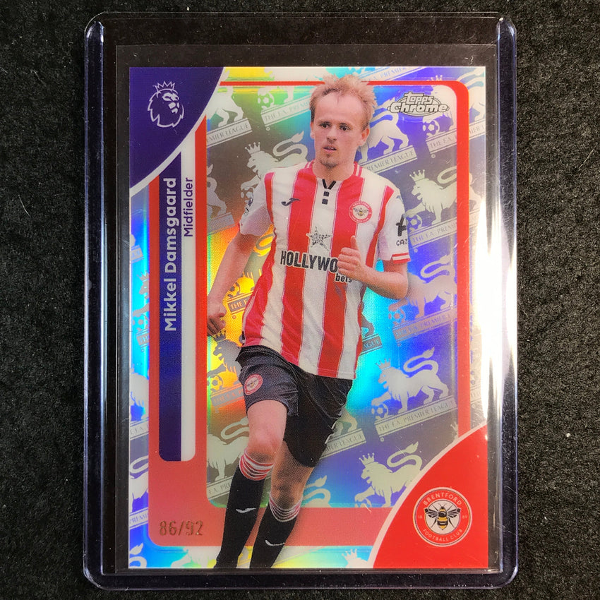 2026 Topps Chrome Premier League EPL MIKKEL DAMSGAARD Retrofractor 86/92 #33
