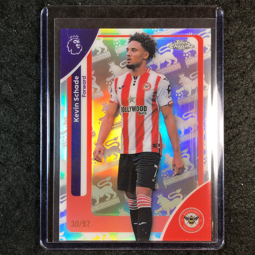 2026 Topps Chrome Premier League EPL KEVIN SCHADE Retrofractor 30/92 #34