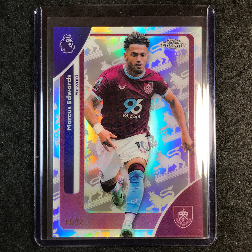 2026 Topps Chrome Premier League EPL MARCUS EDWARDS Retrofractor 14/92 #52