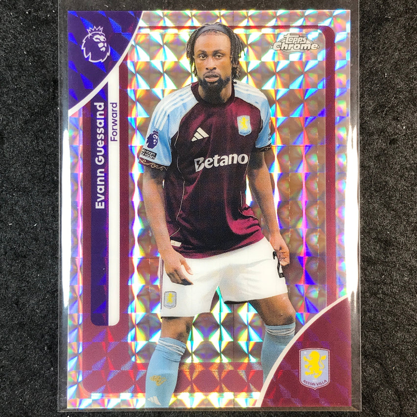 2026 Topps Chrome Premier League EPL EVANN GUESSAND Base Geometric #28