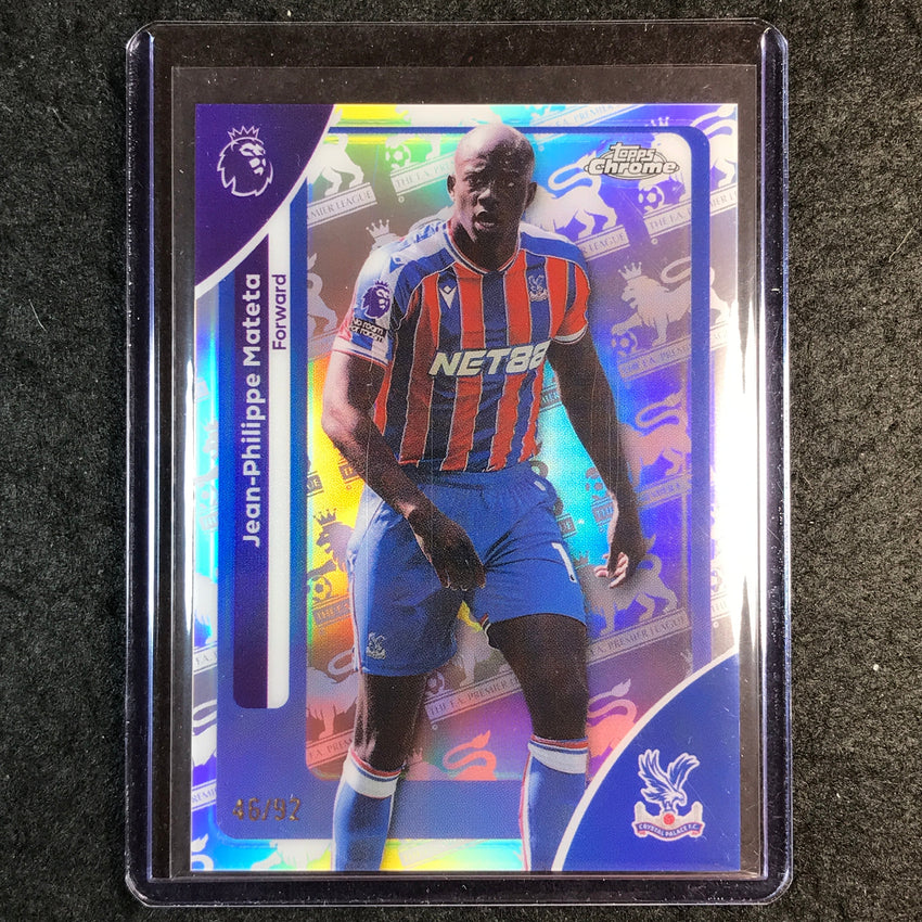 2026 Topps Chrome Premier League EPL JEAN-PHILIPPE MATETA Retrofractor 46/92 #75