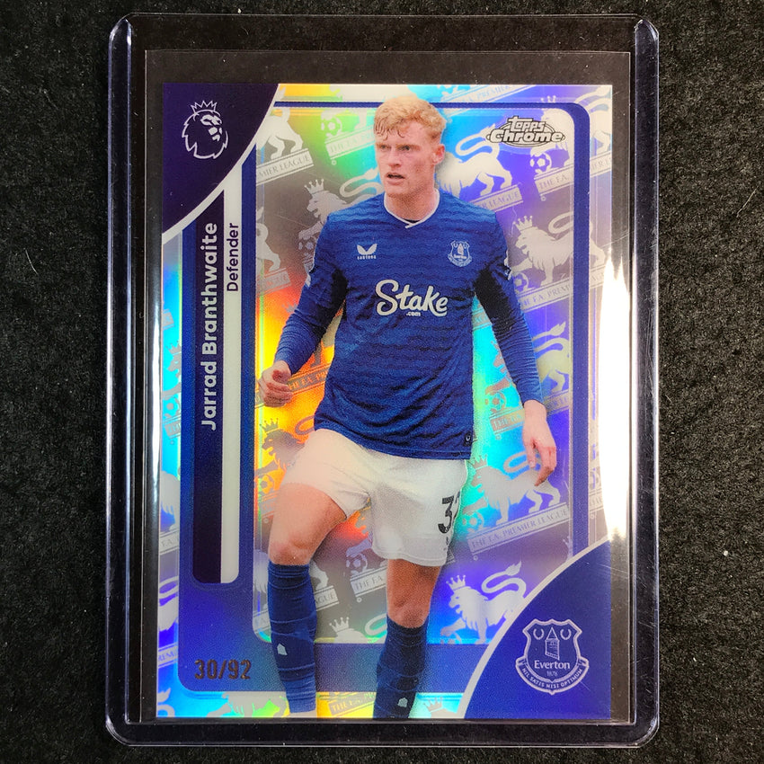2026 Topps Chrome Premier League EPL HARROD BRANTHWAITE Retrofractor 30/92 #85