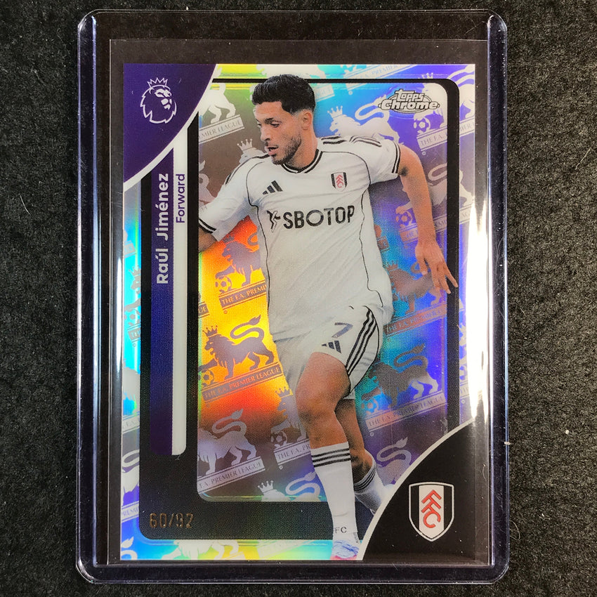 2026 Topps Chrome Premier League EPL RAUL JIMENEZ Retrofractor 60/92 #93
