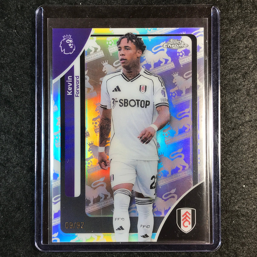 2026 Topps Chrome Premier League EPL KEVIN Retrofractor 9/92 #99