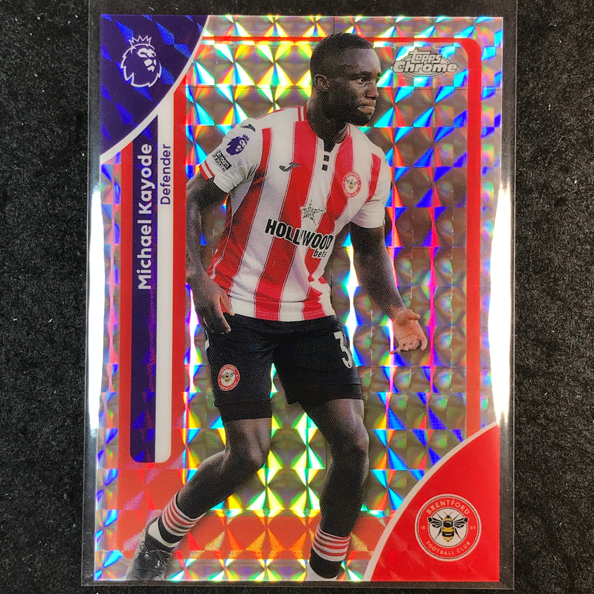 2026 Topps Chrome Premier League EPL MICHAEL KAYODE Base Geometric #32