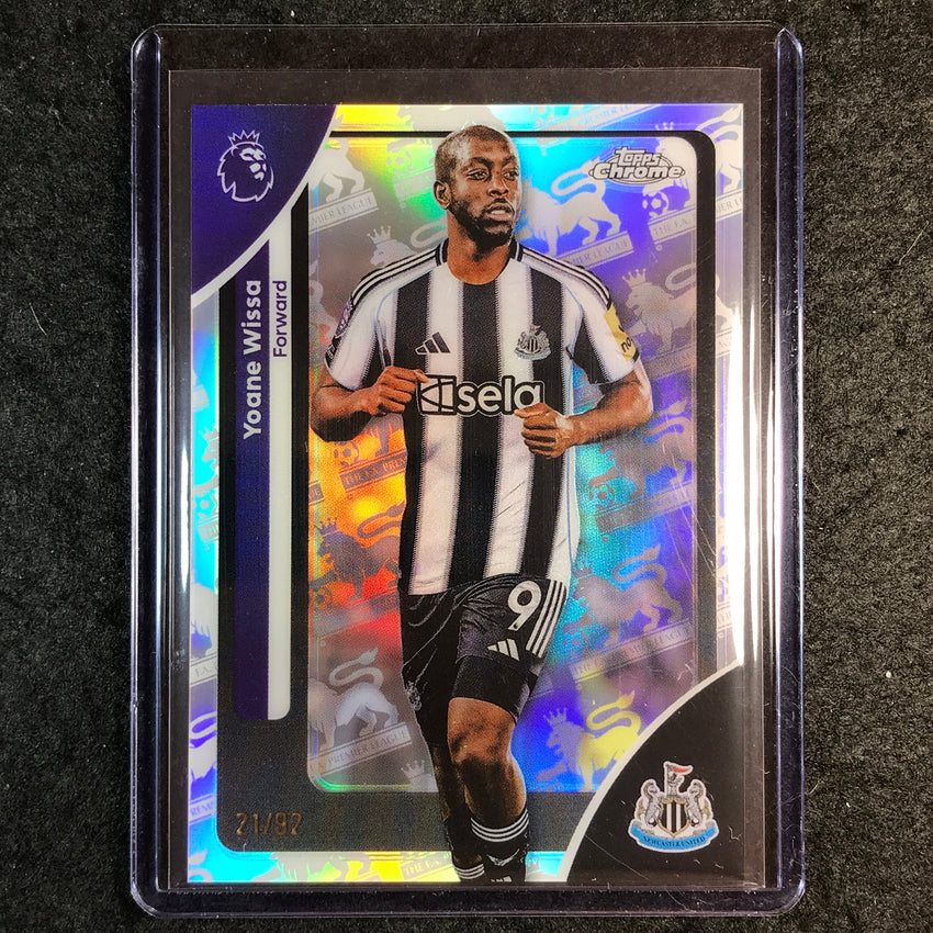 2026 Topps Chrome Premier League EPL YOANE WISSA Retrofractor 21/92 #141