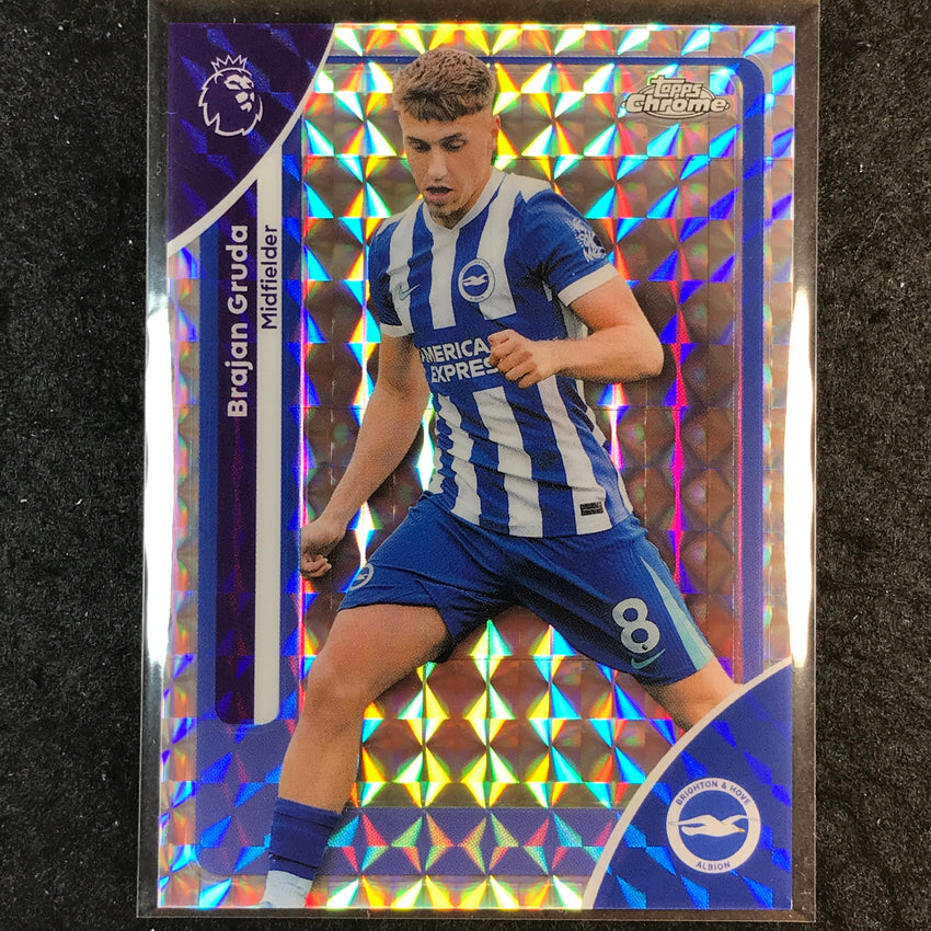 2026 Topps Chrome Premier League EPL BRAJAN GRUDA Base Geometric #41