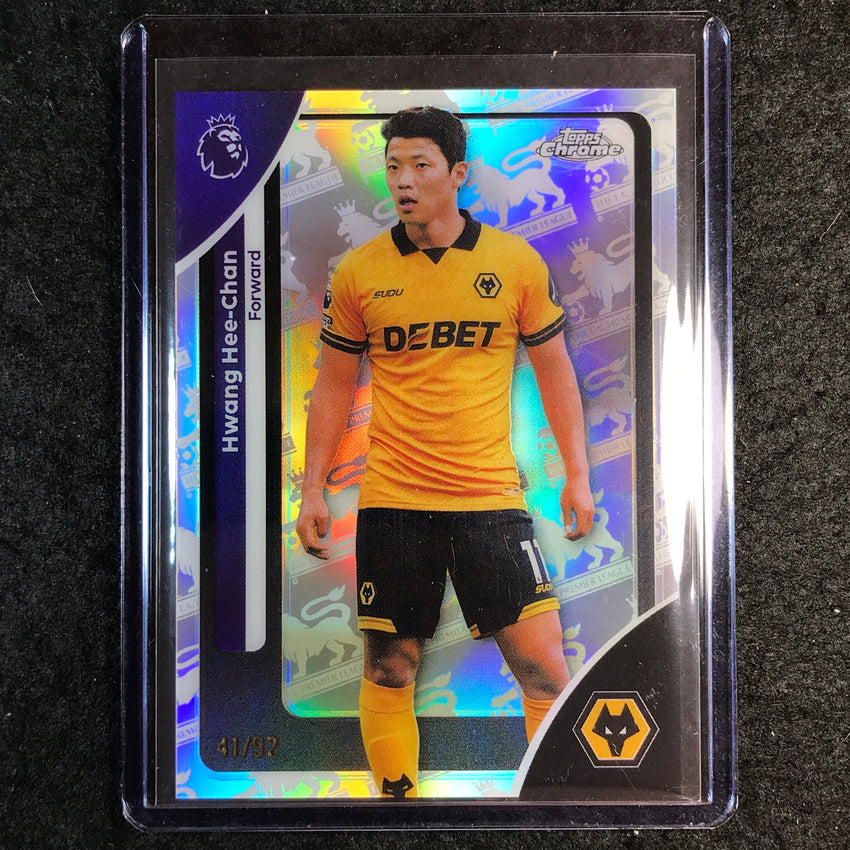 2026 Topps Chrome Premier League EPL HWANG HEE-CHAN Retrofractor 41/92 #196