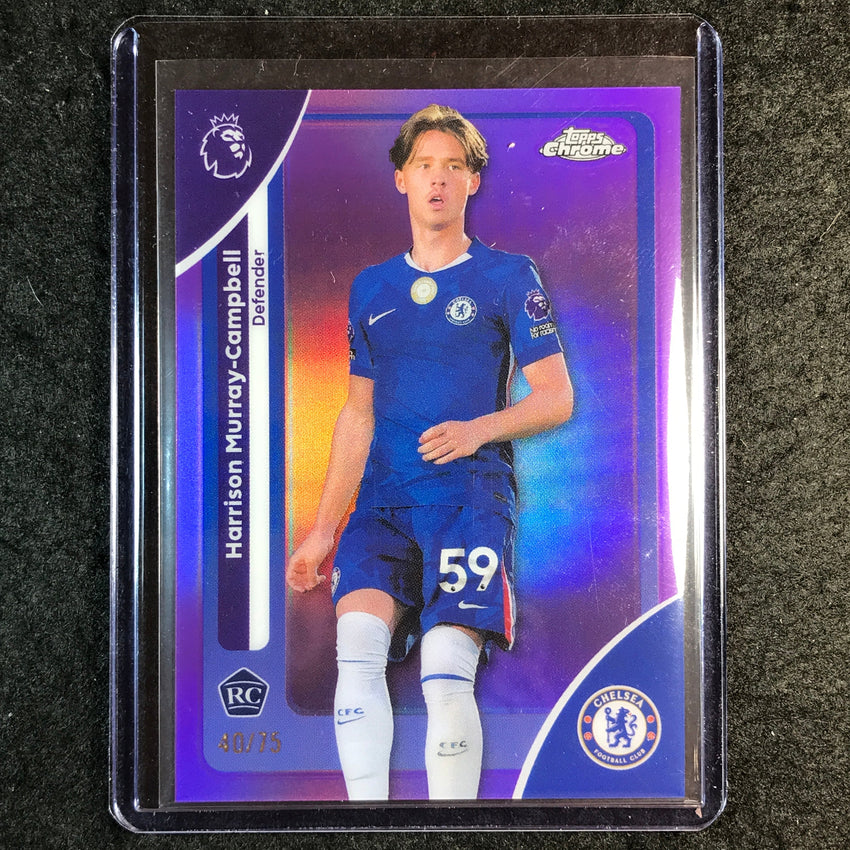 2026 Topps Chrome Premier League HARRISON MURRAY-CAMPBELL Rookie Purple 40/75
