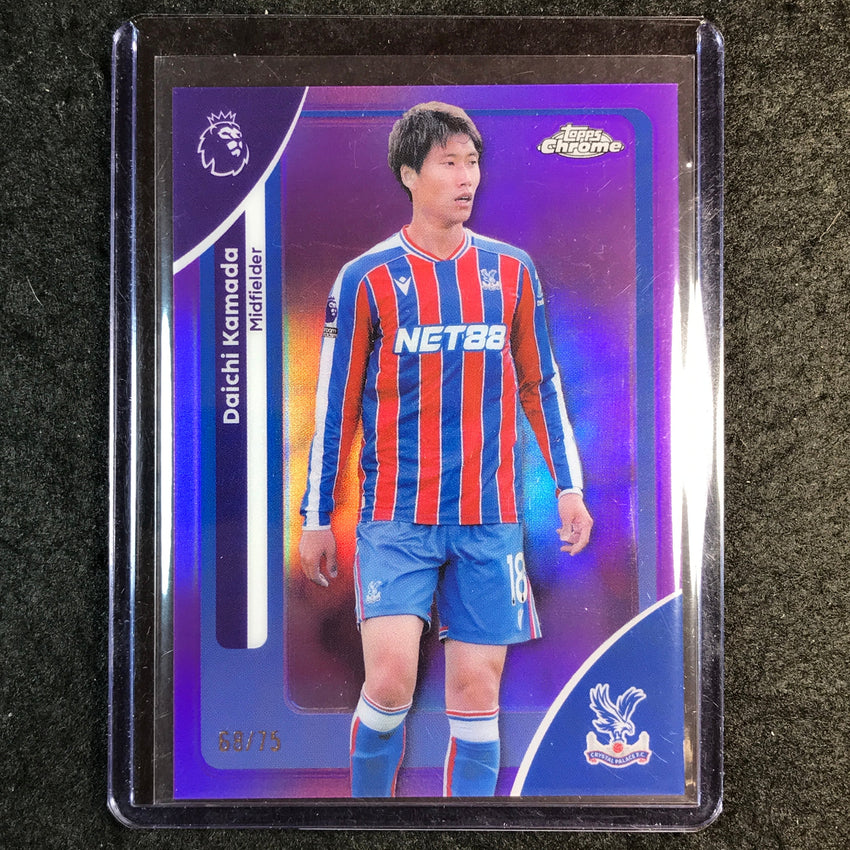 2026 Topps Chrome Premier League EPL DAICHI KAMADA Purple 68/75 #79