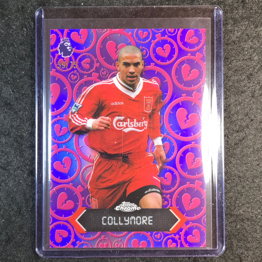 2026 Topps Chrome Premier League EPL COLLYMORE Heartbreaker Purple 59/75 #1