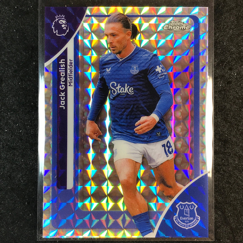 2026 Topps Chrome Premier League EPL JACK GREALISH Base Geometric #87