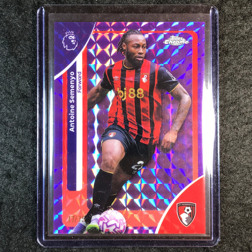 2026 Topps Chrome Premier League EPL ANTOINE SEMENYO Purple Geometric 17/75 #3
