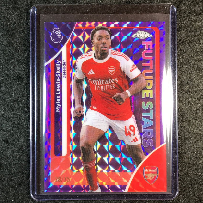 2026 Topps Chrome Premier League LEWIS-SKELLY Future Star Purple Geometric 28/75