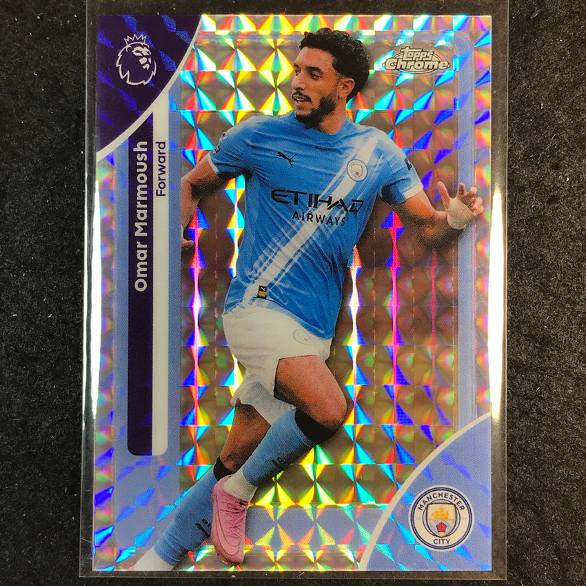 2026 Topps Chrome Premier League EPL OMAR MARMOUSH Base Geometric #121