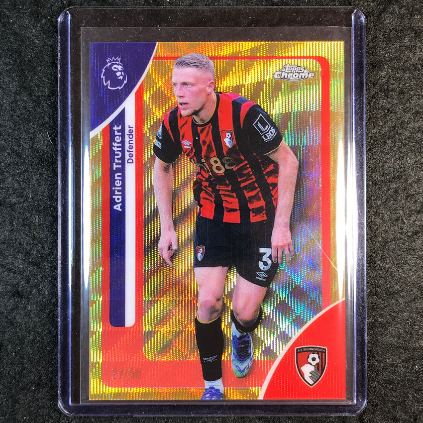 2026 Topps Chrome Premier League EPL ADRIEN TRUFFERT Gold Wave 27/50 #10