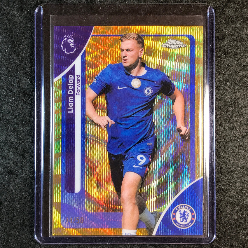 2026 Topps Chrome Premier League EPL LIAM DELAP Gold Wave 14/50 #62
