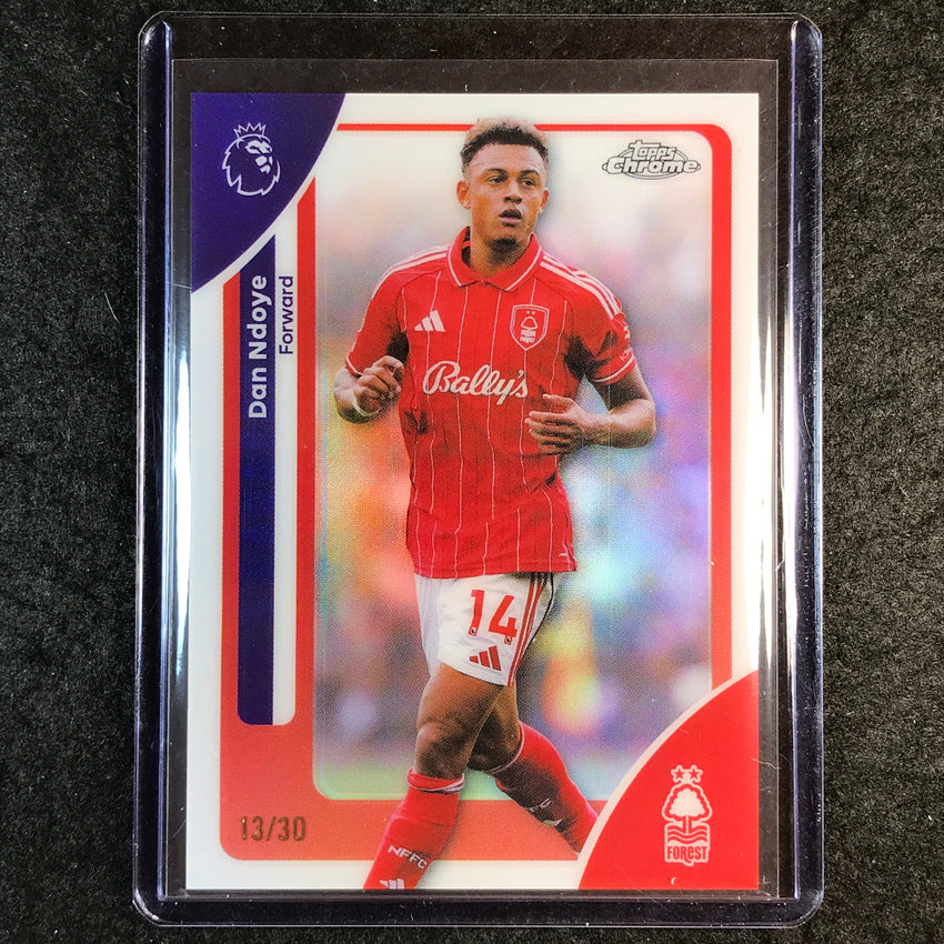 2026 Topps Chrome Premier League EPL DAN NDOYE White 13/30 #153