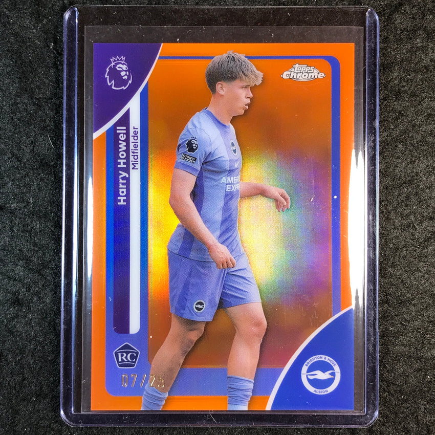 2026 Topps Chrome Premier League EPL HARRY HOWELL Rookie Orange 7/25 #49