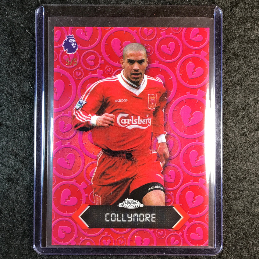 2026 Topps Chrome Premier League COLLYMORE Stoppage Time Heartbreaker Red 5/5