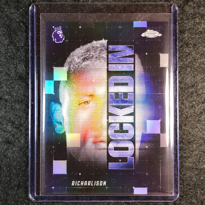 2026 Topps Chrome Premier League EPL RICHARLISON Locked In SP #1