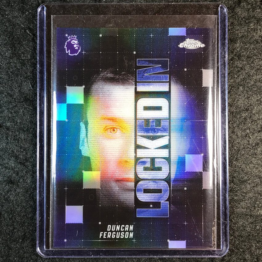 2026 Topps Chrome Premier League EPL DUNCAN FERGUSON Locked In SP #20