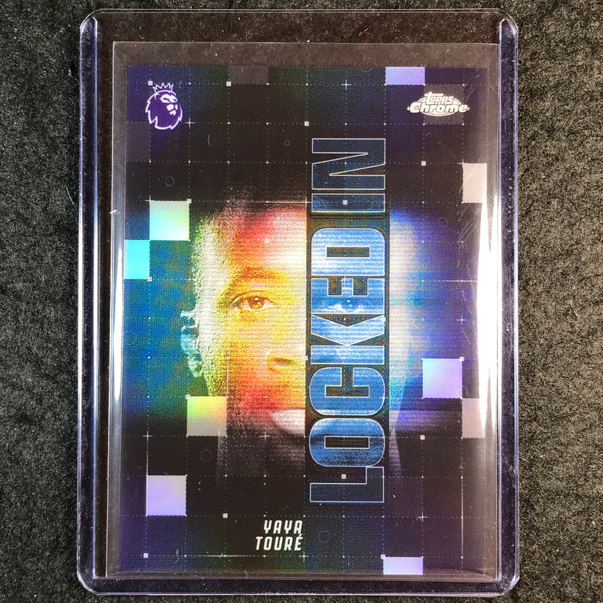 2026 Topps Chrome Premier League EPL YAYA TOURE Locked In SP #33