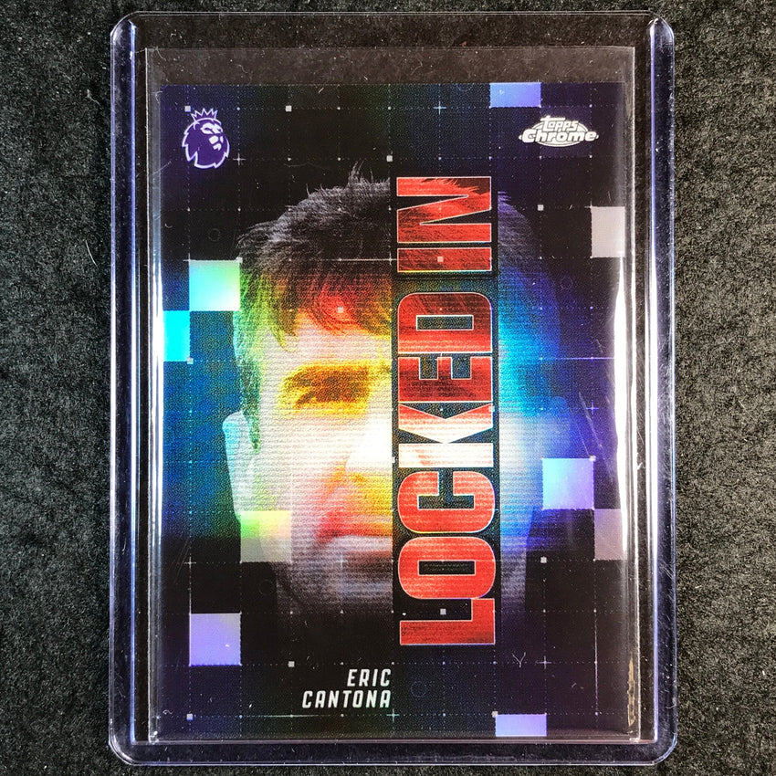 2026 Topps Chrome Premier League EPL ERIC CANTONA Locked In SP #35