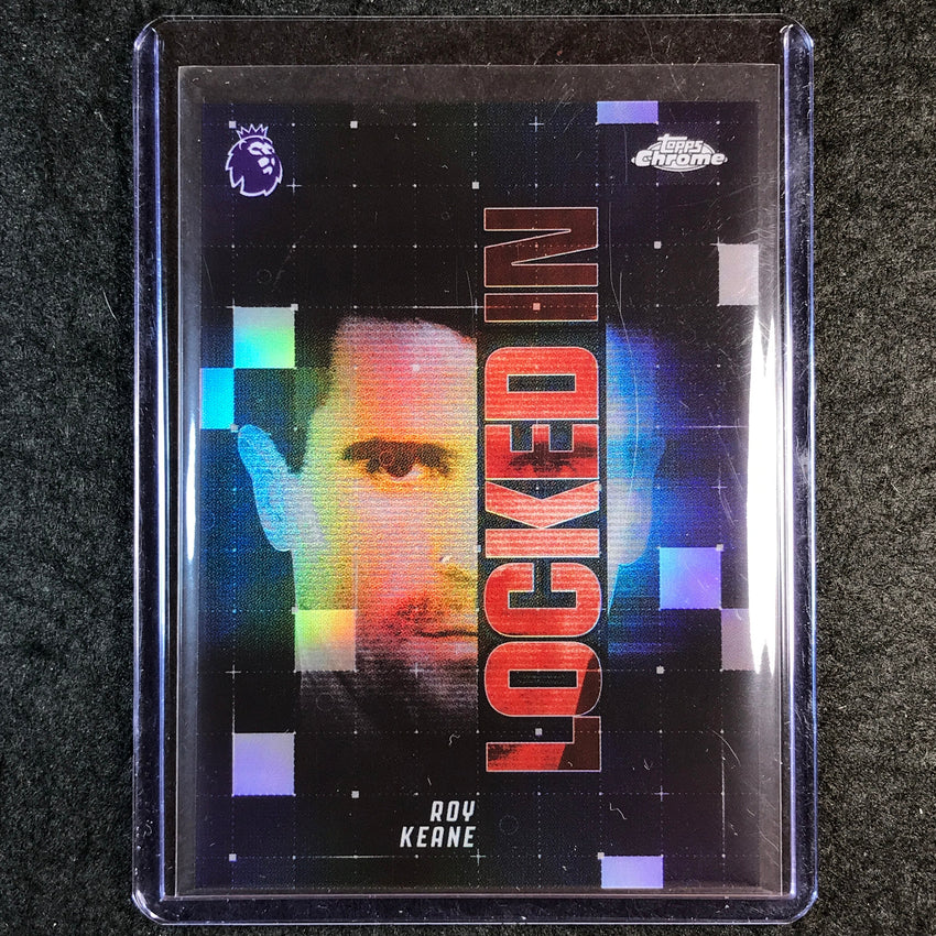 2026 Topps Chrome Premier League EPL ROY KEANE Locked In SP #37