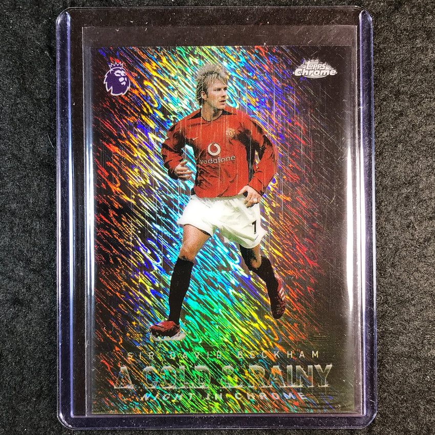 2026 Topps Chrome Premier League SIR DAVID BECKHAM A Cold & Rainy Night SSP #5