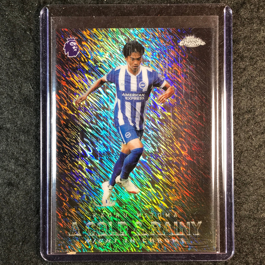 2026 Topps Chrome Premier League EPL KAORU MITOMA A Cold & Rainy Night SSP #16