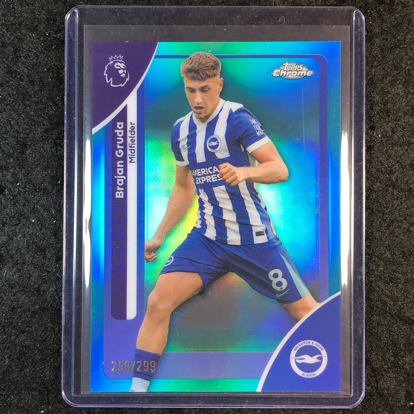 2026 Topps Chrome Premier League EPL BRAJAN GRUDA Teal /299 #41