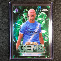 2026 Topps Chrome Premier League EPL ERLING HAALAND Hidden Gems SSP #3