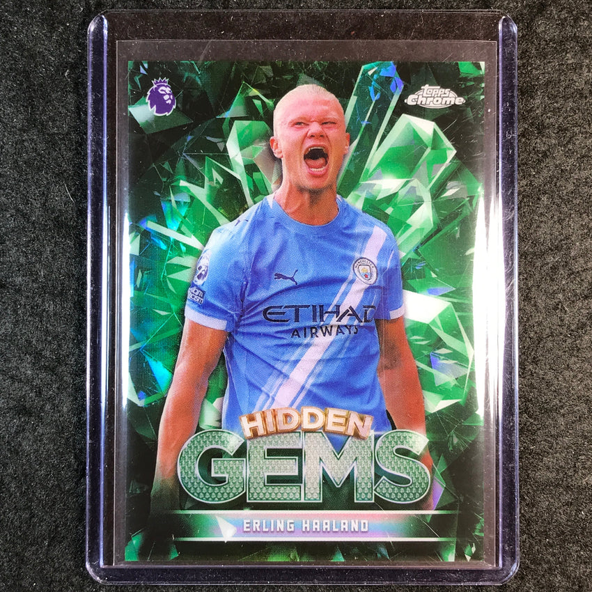 2026 Topps Chrome Premier League EPL ERLING HAALAND Hidden Gems SSP #3