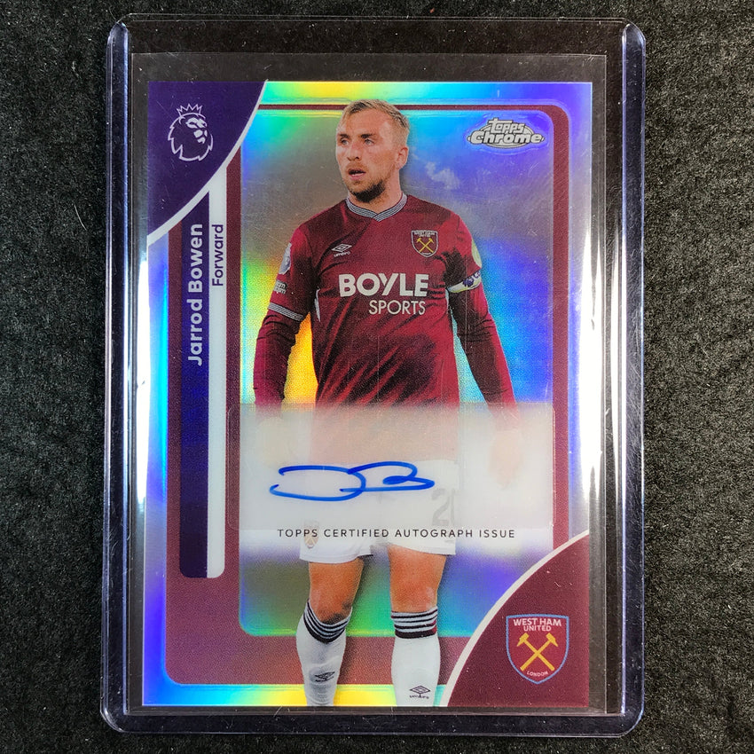 2026 Topps Chrome Premier League EPL JARROD BOWEN Chrome Auto Refractor #BO