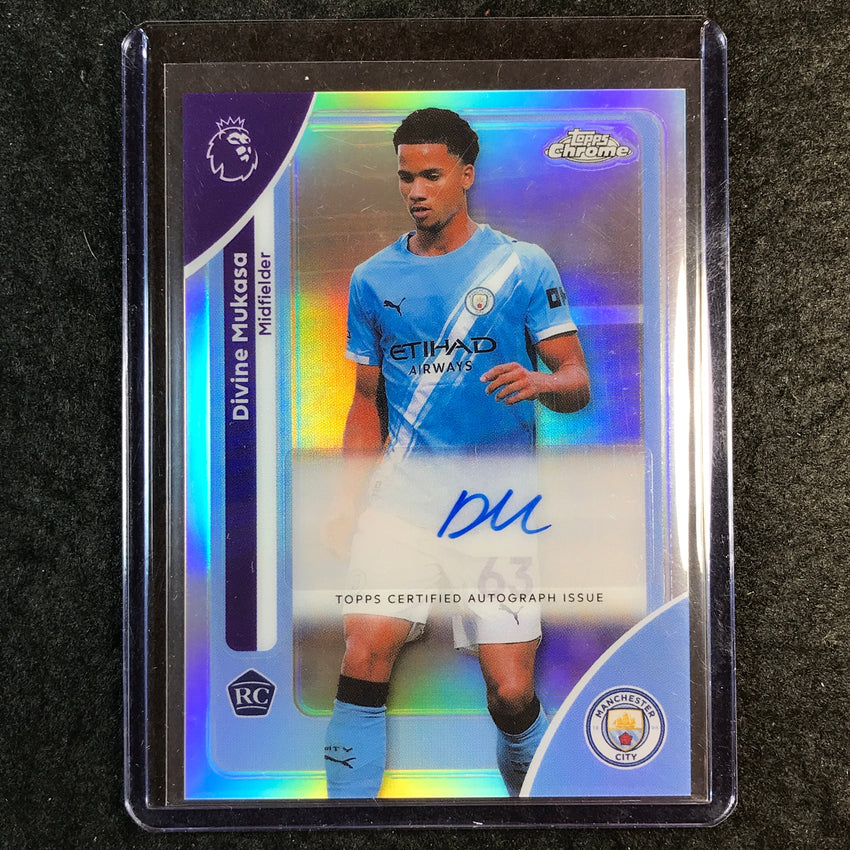 2026 Topps Chrome Premier League EPL DIVINE MUKASA Rookie Auto Refractor #DM