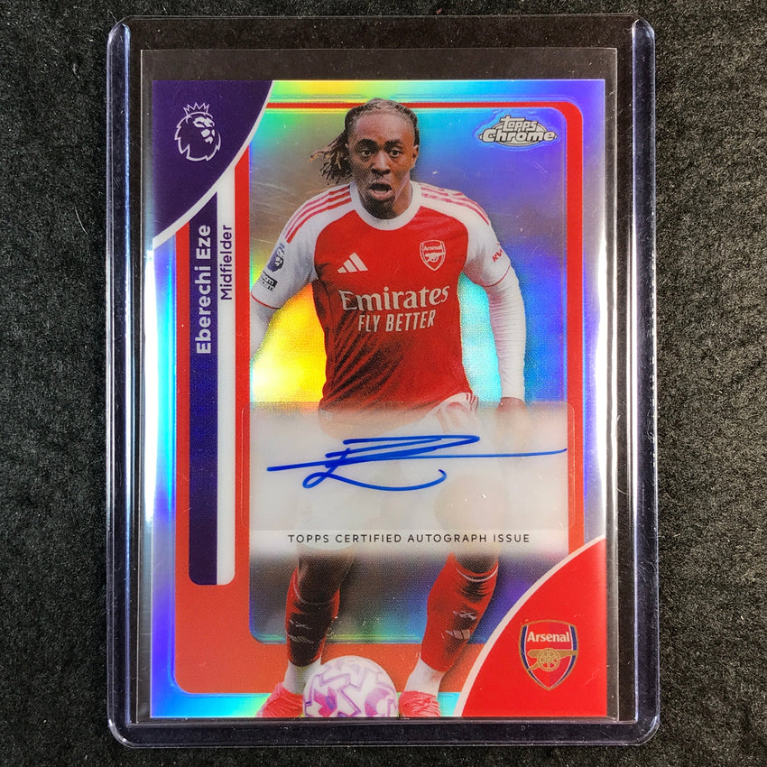 2026 Topps Chrome Premier League EPL EBERECHI EZE Chrome Auto Refractor #EZE