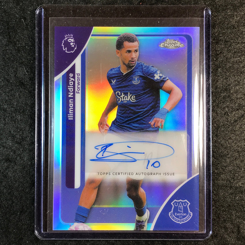 2026 Topps Chrome Premier League EPL ILIMAN NDIAYE Chrome Auto Refractor #IN