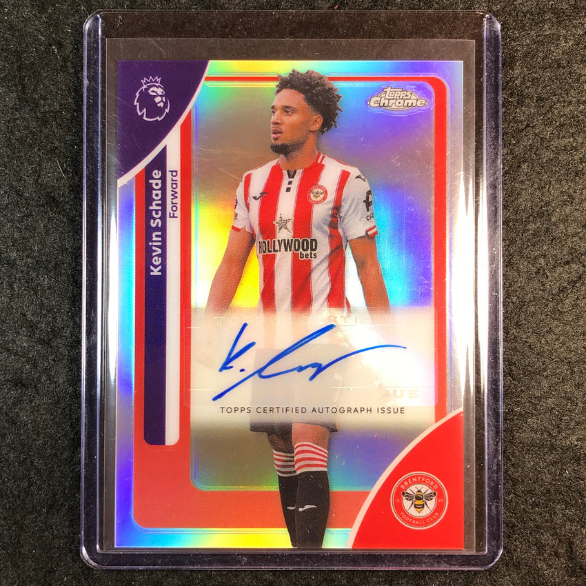 2026 Topps Chrome Premier League EPL KEVIN SCHADE Chrome Auto Refractor #KS