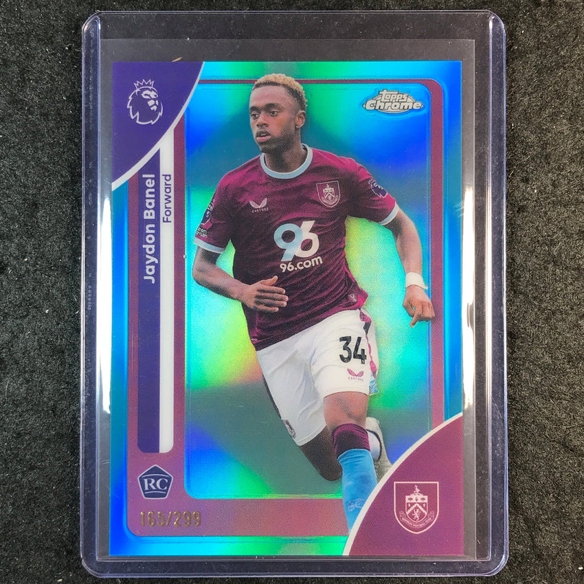 2026 Topps Chrome Premier League EPL JAYDON BANEL Rookie Teal /299 #55