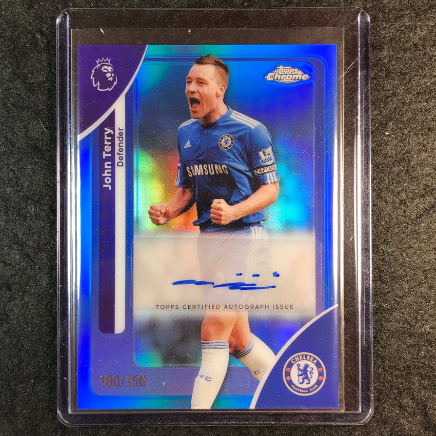 2026 Topps Chrome Premier League EPL JOHN TERRY Chrome Auto Blue 100/150
