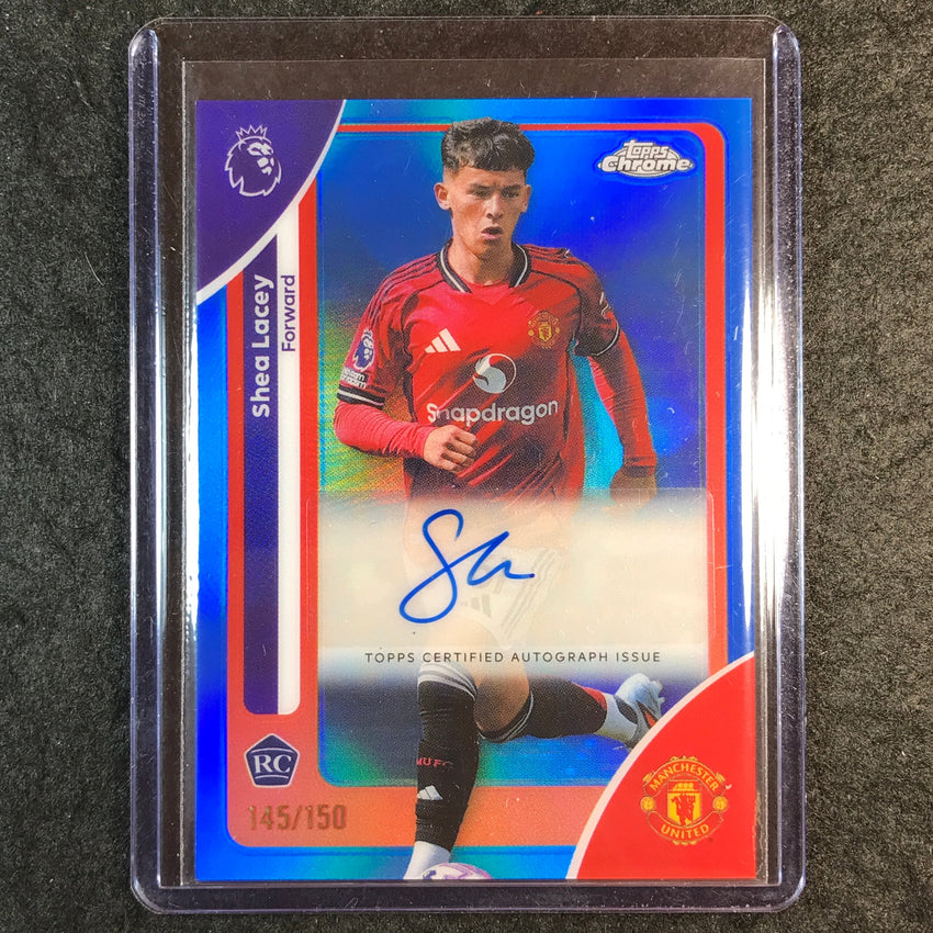 2026 Topps Chrome Premier League EPL SHEA LACEY Chrome Rookie Auto Blue 145/150