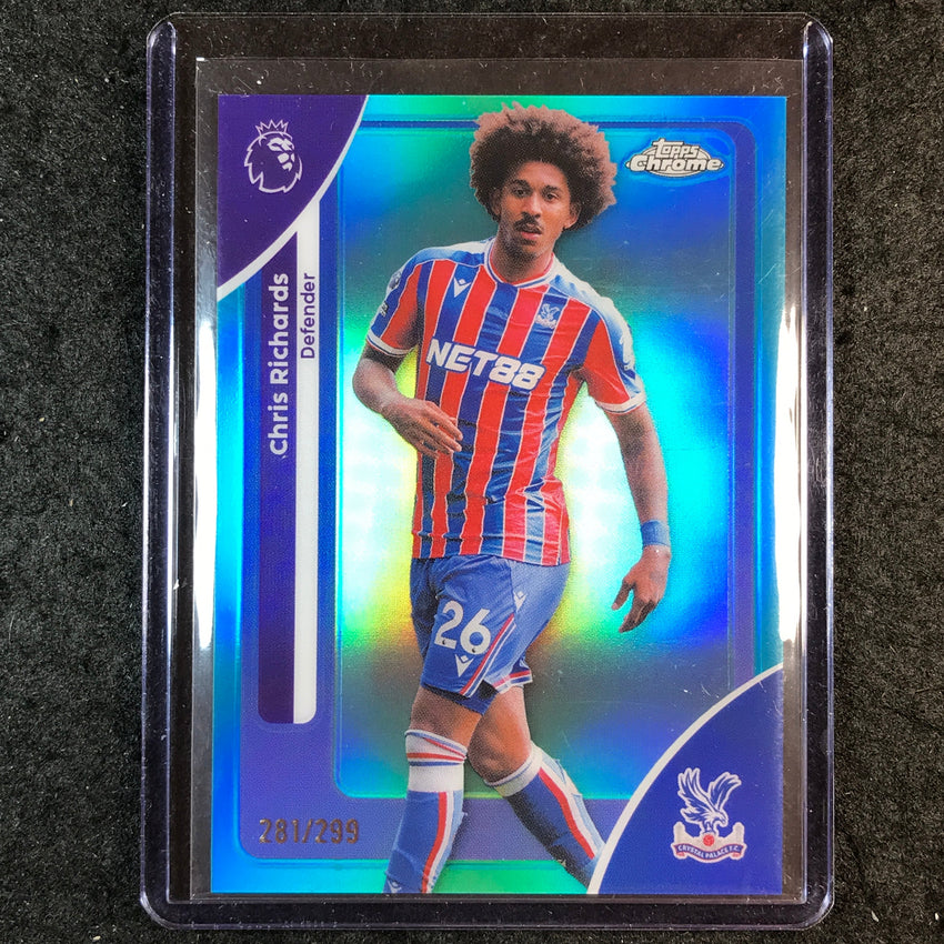 2026 Topps Chrome Premier League EPL CHRIS RICHARDS Teal /299 #76